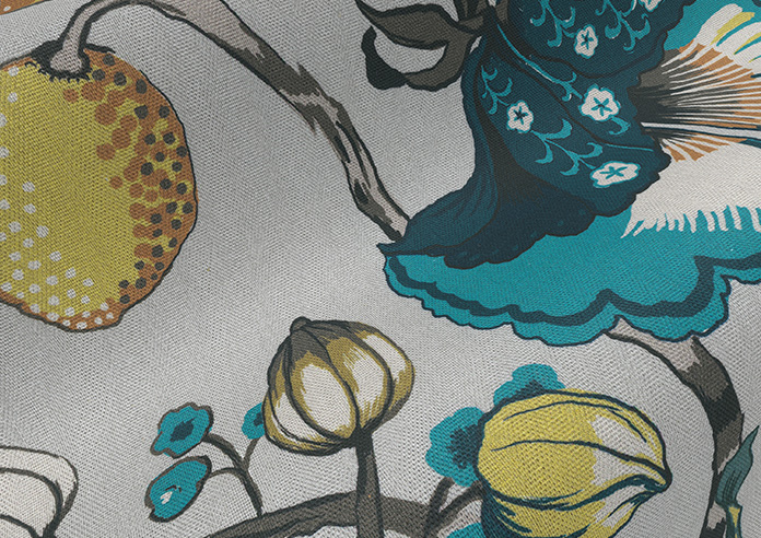 Morton, Teal - Made to Measure Curtains - Image 4